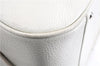 Authentic BURBERRY Vintage Leather Shoulder Hand Bag Purse White 0490E