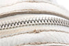 Authentic BURBERRY Vintage Leather Shoulder Hand Bag Purse White 0490E