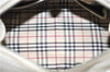 Authentic BURBERRY Vintage Leather Shoulder Hand Bag Purse White 0490E
