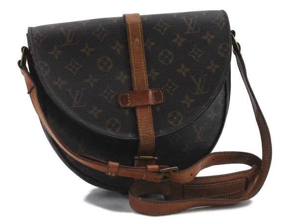 Auth Louis Vuitton Monogram Chantilly GM Shoulder Cross Body Bag M51232 LV 0491D