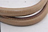 Authentic PRADA Leather Nappa Shoulder Hand Bag Purse Beige 0492E