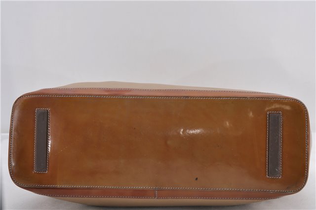 Authentic PRADA Leather Nappa Shoulder Hand Bag Purse Beige 0492E