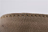Authentic PRADA Leather Nappa Shoulder Hand Bag Purse Beige 0492E
