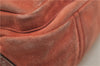 Authentic PRADA Suede Chain Shoulder Hand Bag Purse Pink 0493E