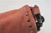 Authentic PRADA Suede Chain Shoulder Hand Bag Purse Pink 0493E