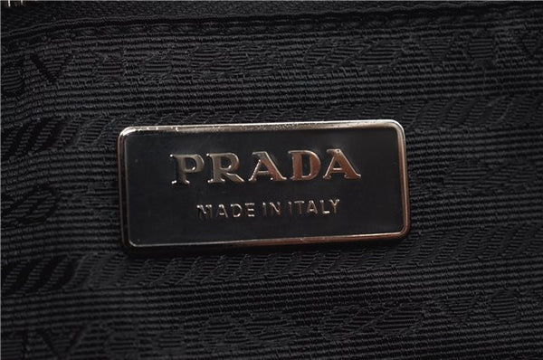 Authentic PRADA Suede Chain Shoulder Hand Bag Purse Pink 0493E
