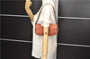 Authentic PRADA Suede Chain Shoulder Hand Bag Purse Pink 0493E