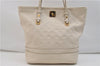 Auth Louis Vuitton Monogram Empreinte Citadine PM Tote Bag M40554 Ivory 0494E