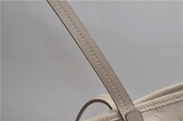 Auth Louis Vuitton Monogram Empreinte Citadine PM Tote Bag M40554 Ivory 0494E