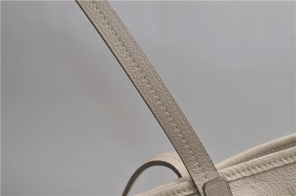 Auth Louis Vuitton Monogram Empreinte Citadine PM Tote Bag M40554 Ivory 0494E