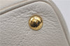 Auth Louis Vuitton Monogram Empreinte Citadine PM Tote Bag M40554 Ivory 0494E