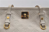Auth Louis Vuitton Monogram Empreinte Citadine PM Tote Bag M40554 Ivory 0494E