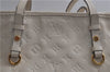 Auth Louis Vuitton Monogram Empreinte Citadine PM Tote Bag M40554 Ivory 0494E