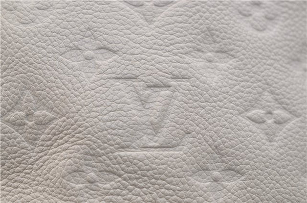 Auth Louis Vuitton Monogram Empreinte Citadine PM Tote Bag M40554 Ivory 0494E