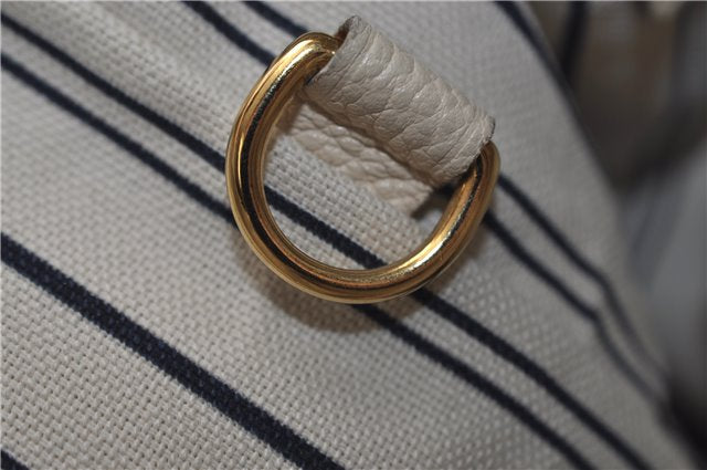 Auth Louis Vuitton Monogram Empreinte Citadine PM Tote Bag M40554 Ivory 0494E