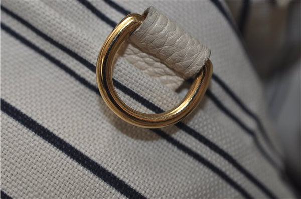 Auth Louis Vuitton Monogram Empreinte Citadine PM Tote Bag M40554 Ivory 0494E