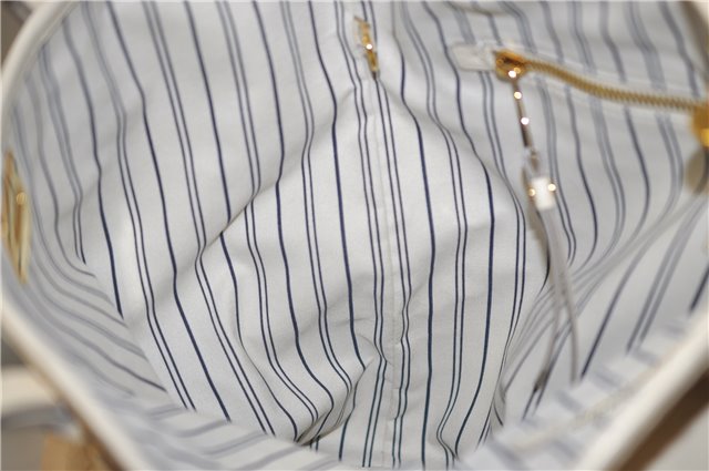 Auth Louis Vuitton Monogram Empreinte Citadine PM Tote Bag M40554 Ivory 0494E