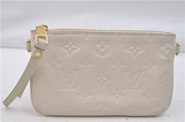 Auth Louis Vuitton Monogram Empreinte Citadine PM Tote Bag M40554 Ivory 0494E