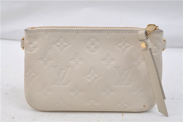 Auth Louis Vuitton Monogram Empreinte Citadine PM Tote Bag M40554 Ivory 0494E