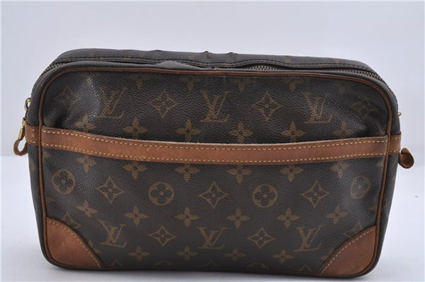 Authentic Louis Vuitton Monogram Compiegne 28 Clutch Hand Bag M51845 LV 0496D