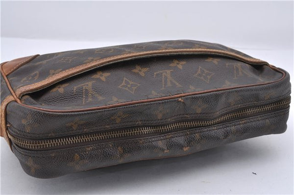 Authentic Louis Vuitton Monogram Compiegne 28 Clutch Hand Bag M51845 LV 0496D