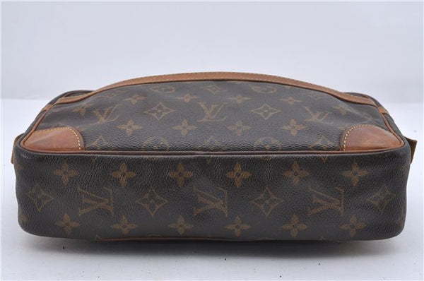 Authentic Louis Vuitton Monogram Compiegne 28 Clutch Hand Bag M51845 LV 0496D
