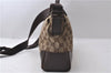 Authentic GUCCI Shoulder Cross Body Bag GG Canvas Leather 114273 Brown 0497D