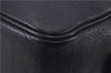 Authentic Burberrys Vintage Leather Hand Boston Bag Purse Black 0497E