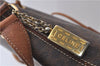 Authentic CELINE Macadam Blason Shoulder Bag PVC Leather Brown 0499D