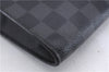 Auth Louis Vuitton Damier Graphite Pochette Jours GM N64437 Document Case 0501E