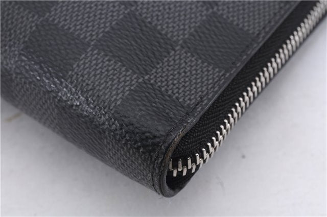 Auth Louis Vuitton Damier Graphite Pochette Jours GM N64437 Document Case 0501E