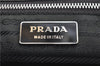 Authentic PRADA Canvas Leather Shoulder Hand Bag Beige Red 0502E