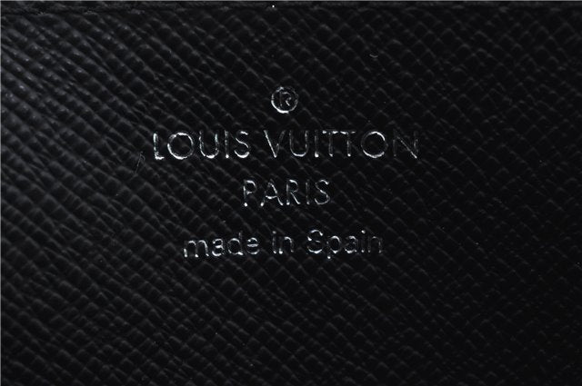 Authentic Louis Vuitton Monogram Eclipse Zippy XL Wallet M61698 LV 0503D