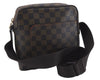Authentic Louis Vuitton Damier Olav PM Shoulder Cross Body Bag N41442 LV 0503E