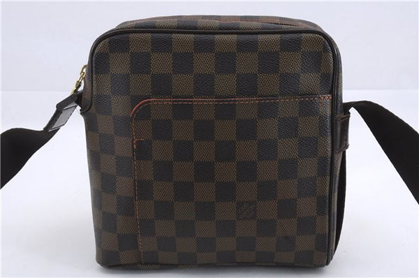 Authentic Louis Vuitton Damier Olav PM Shoulder Cross Body Bag N41442 LV 0503E