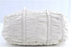 Authentic PRADA Nappa Gaufre 2Way Shoulder Hand Bag Leather BN1336 White 0504B