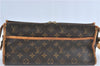 Auth Louis Vuitton Monogram Popincourt Long Shoulder Cross Bag M40008 LV 0504C