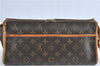 Auth Louis Vuitton Monogram Popincourt Long Shoulder Cross Bag M40008 LV 0504C