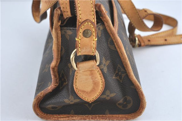Auth Louis Vuitton Monogram Popincourt Long Shoulder Cross Bag M40008 LV 0504C