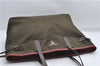 Authentic PRADA Vintage Nylon Leather Shoulder Tote Bag Purse Khaki Green 0507E