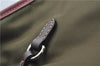 Authentic PRADA Vintage Nylon Leather Shoulder Tote Bag Purse Khaki Green 0507E