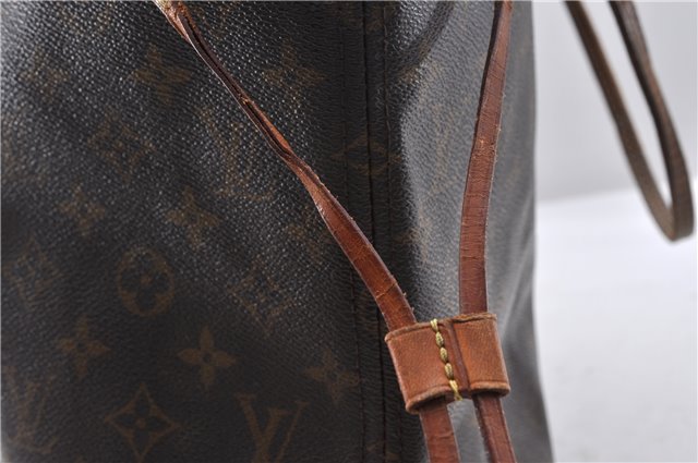 Authentic Louis Vuitton Monogram Neverfull MM Tote Bag M40156 LV 0508D