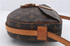 Auth Louis Vuitton Monogram Jeune Fille MM Shoulder Cross Bag M51226 LV 0509D