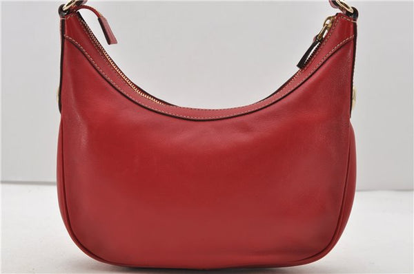 Authentic GUCCI Shoulder Hand Bag Purse Leather 154395 Red 0511D