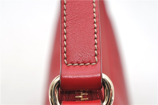 Authentic GUCCI Shoulder Hand Bag Purse Leather 154395 Red 0511D