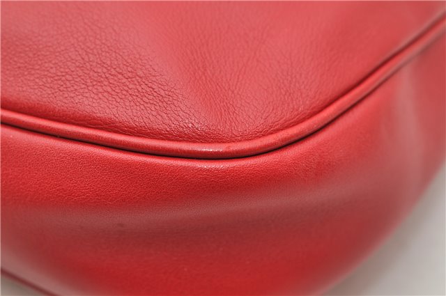 Authentic GUCCI Shoulder Hand Bag Purse Leather 154395 Red 0511D