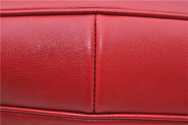 Authentic GUCCI Shoulder Hand Bag Purse Leather 154395 Red 0511D