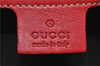 Authentic GUCCI Shoulder Hand Bag Purse Leather 154395 Red 0511D