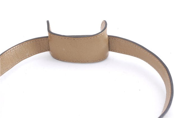 Authentic GUCCI GG Crystal Abbey Shoulder Cross Body Bag PVC Leather Gold 0511E