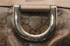 Authentic GUCCI GG Crystal Abbey Shoulder Cross Body Bag PVC Leather Gold 0511E